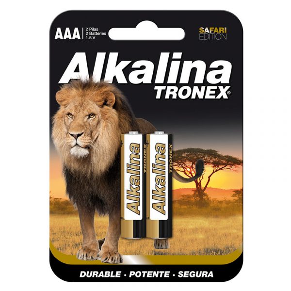 Pila Alcalina Tronex AAA X2 roxvan