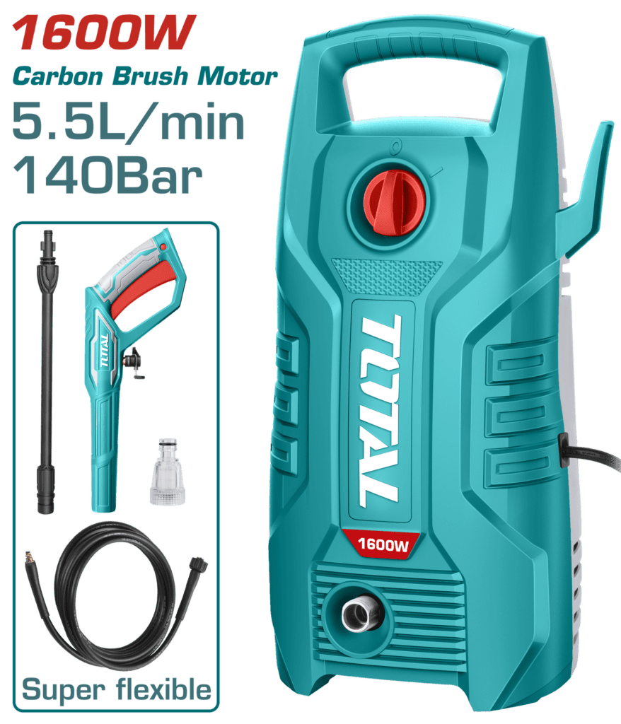 Hidrolavadora de 1600W y 2030 PSI Total para procesos de compra