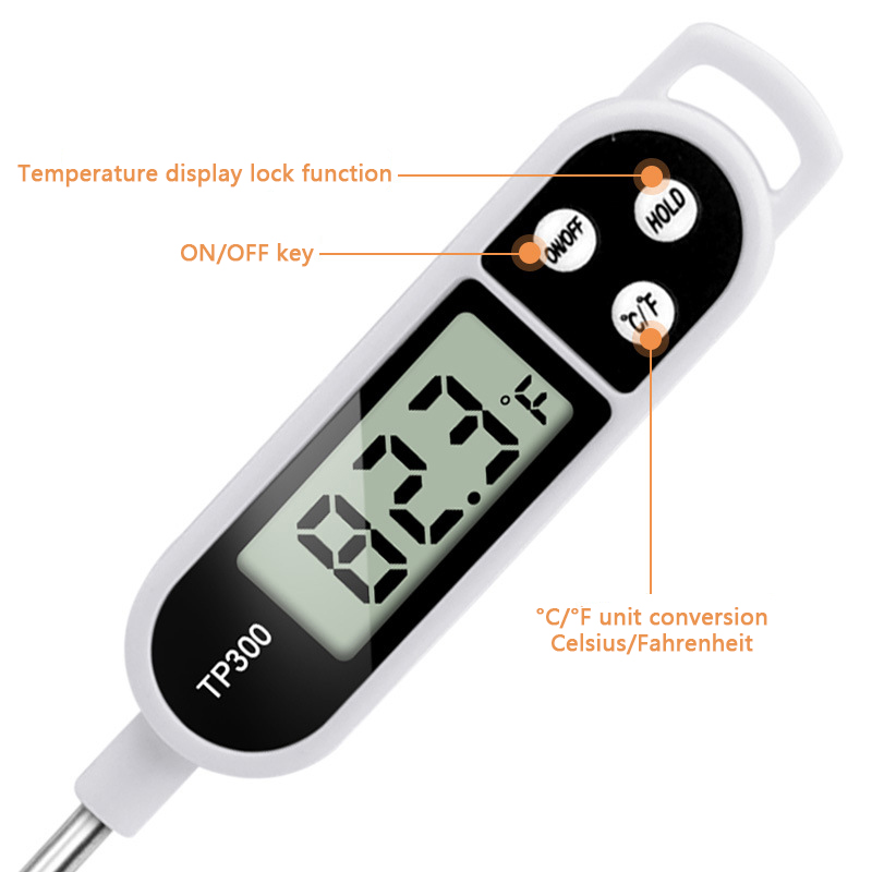 Termómetro Digital De Cocina Punzón Sonda Temperatura Comida