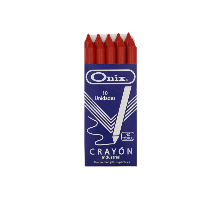 Crayon industrial rojo onix X10 und