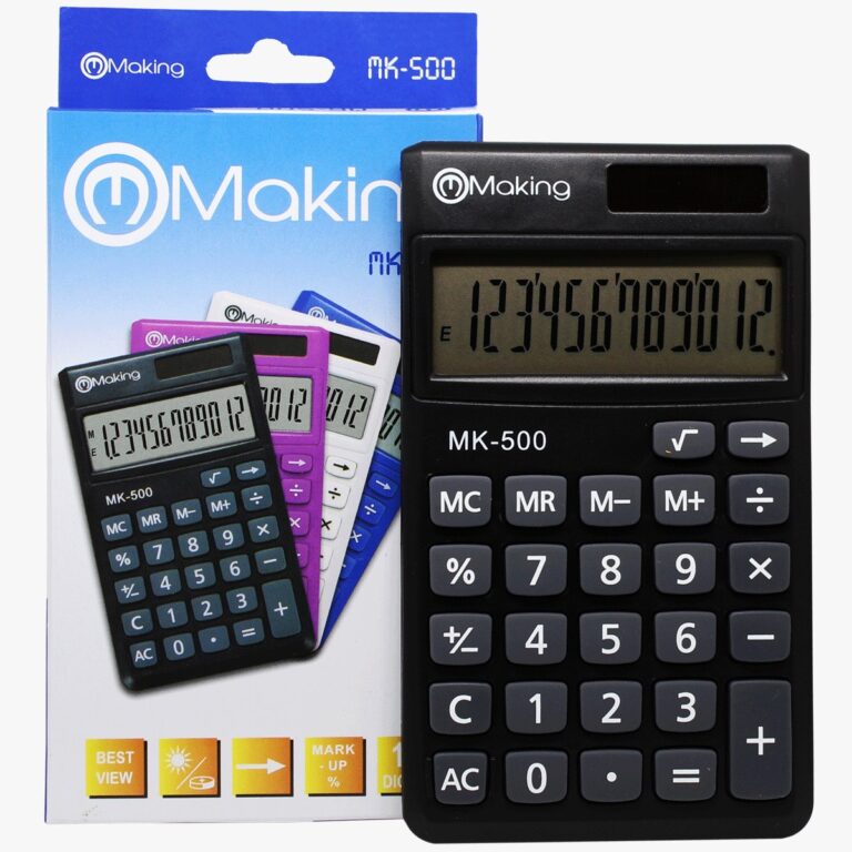 Calculadora 12 dig mini making mk 500