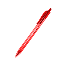 Bolígrafo rojo retráctil kilométrico