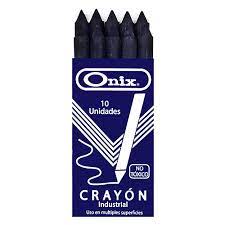 Crayon industrial negro onix X10 und