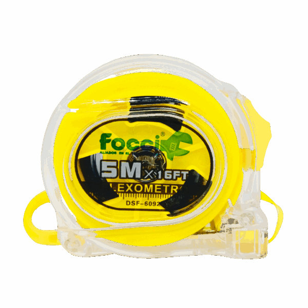 METRO 5 MTS HOJA 19MM TRANSPARENTE (DSF-6092)