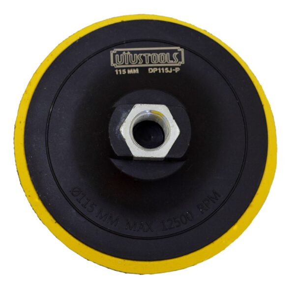SOPORTE PARA DISCO VELCRO 41/2'' + 5 LIJAS (A367-DP115J-P)