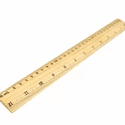 REGLA DE MADERA 30CM