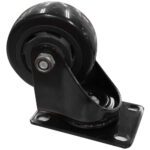 RODACHINES 3 PLANO NEGRO PESA GIRATORIO 75MM 100KG (INDIVIDUAL) (HT40084)