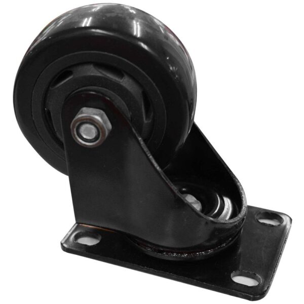 RODACHINES 3 PLANO NEGRO PESA GIRATORIO 75MM 100KG (INDIVIDUAL) (HT40084)