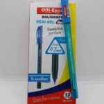 BOLIGRAFO AZUL CELESTE SEMIGEL OFFI-ESCO REF: OE-077F