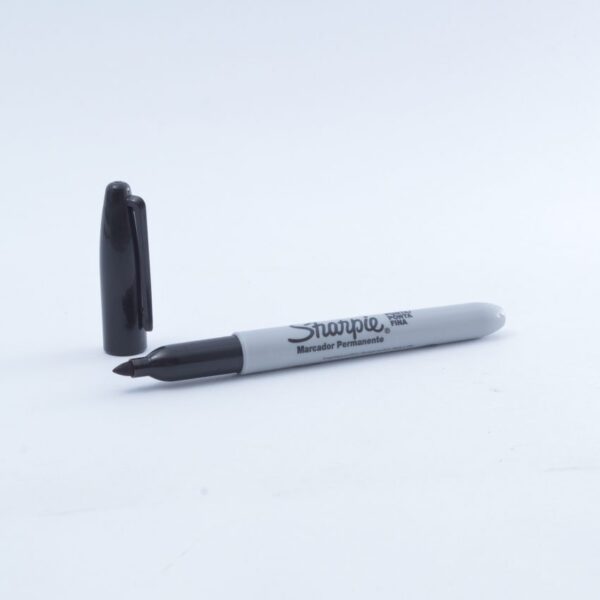 MARCADOR SHARPIE NEGRO PUNTA FINA