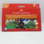 PLASTILINA JUMBO XL TRIANGULAR PARA MOLDEAR * 12 FABER CASTELL