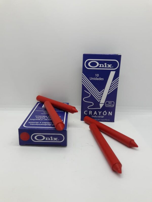 CRAYON INDUSTRIAL ONIX ROJO *10 UND