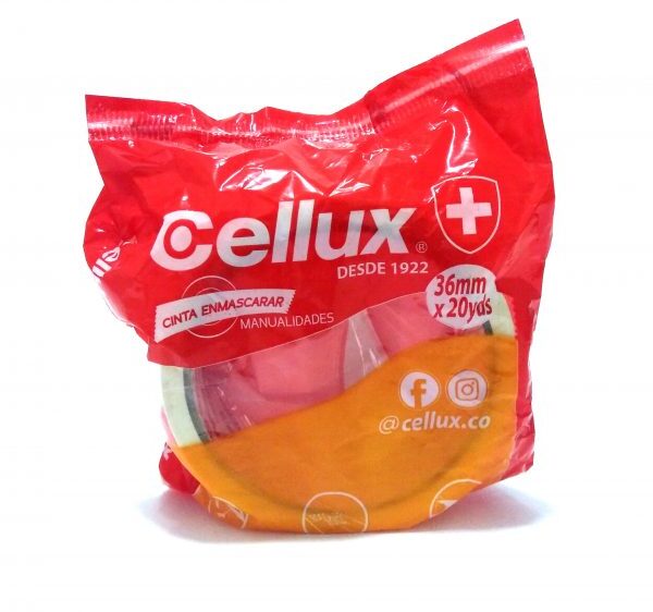 CINTA DE ENMASCARAR CELLUX DE 36MM X 20YDAS