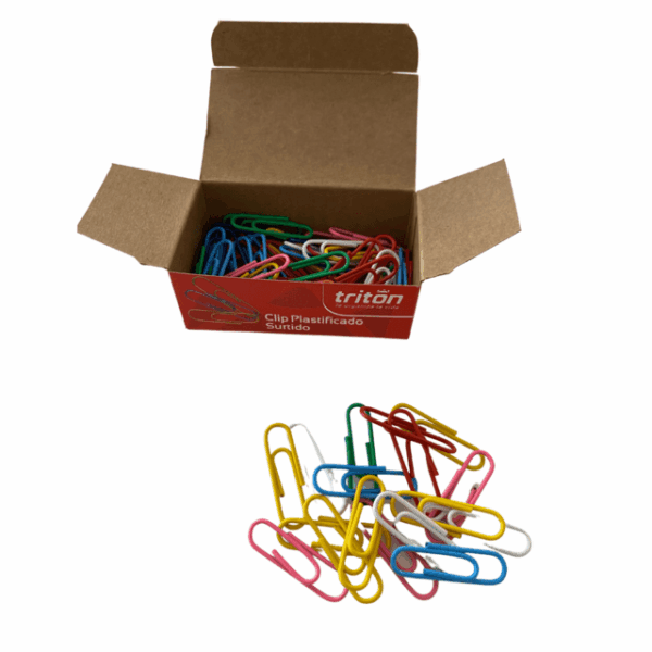 CLIP PLASTIFICADO SURTIDO X80 UND TRITON