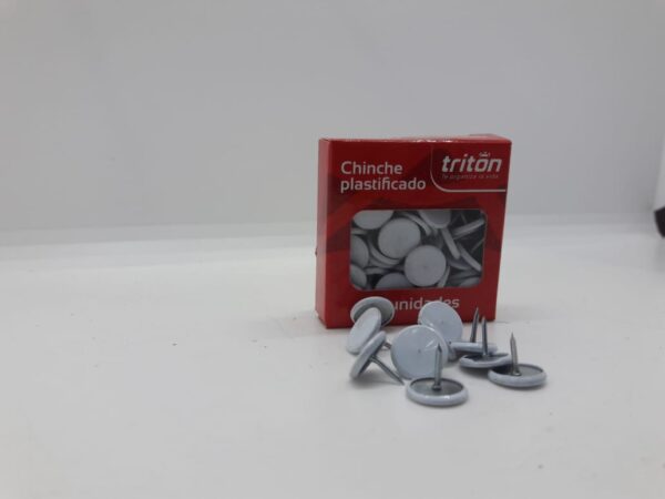 CHINCHE PLASTIFICADO BLANCO POR 50 UND TRITON