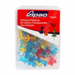 CHINCHON CRISTAL DE COLORES TRANSPARENTES X100UND GIPAO