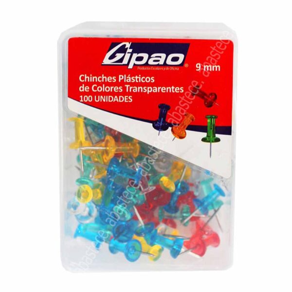 CHINCHON CRISTAL DE COLORES TRANSPARENTES X100UND GIPAO