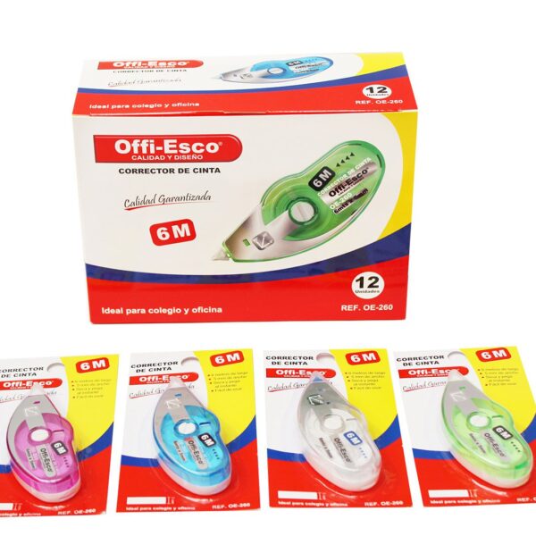 CORRECTOR DE CINTA 6CM OFFI-ESCO REF: OE-260
