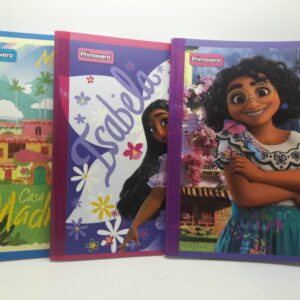 CUADERNO DE 50HOJAS DOBLE LINEA C/ STICKER PRIMAVERA