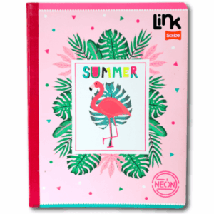 CUADERNO DE 50 HOJAS RAYADO C/STICKER