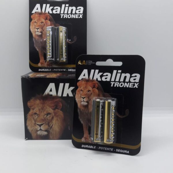 BATERIA ALKALINA TRONEX AA*2 UNDS