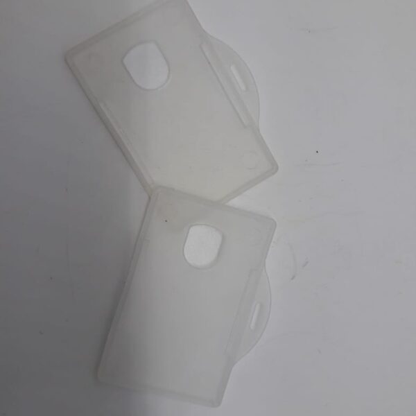 PORTA CARNET TRANSPARENTE HORIZONTAL