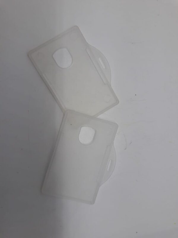 PORTA CARNET TRANSPARENTE HORIZONTAL