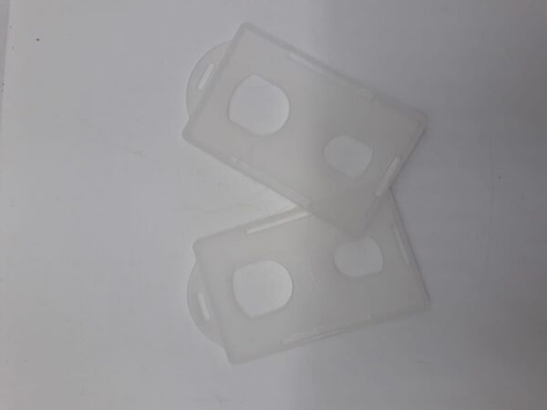 PORTA CARNET TRANSPARENTE VERTICAL