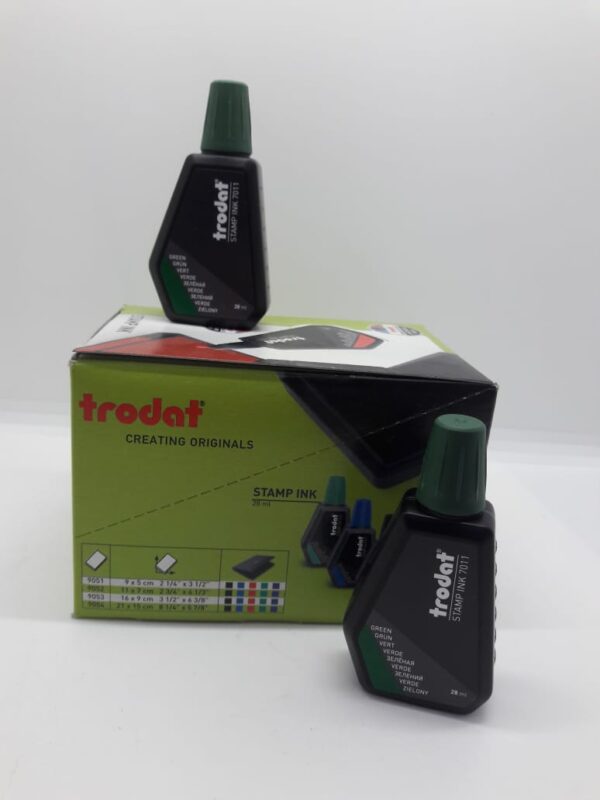 TINTA PARA SELLOS VERDE TRODAT