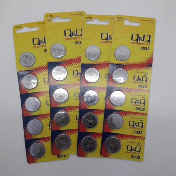 BATERIA CR 2032 X5 UNDS Q&Q