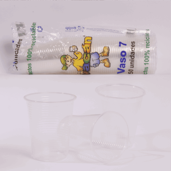VASOS DESECHABLES 7 onz X50 UND