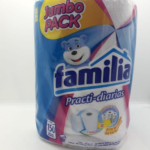 TOALLA PRACTI-DIARIAS JUMBO PACK FAMILIA BLANCAS