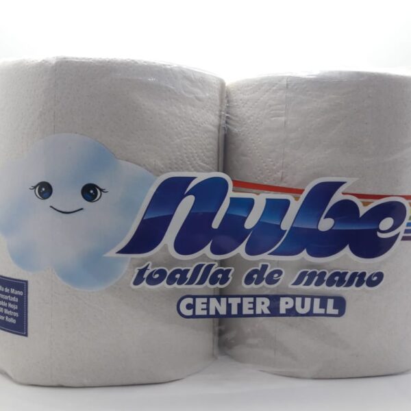 TOALLA DE MANO CENTERFULL X 2 ROLLOS 200 MTS