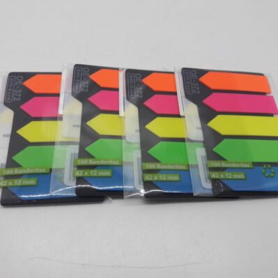 BANDERITAS ADHESIVAS X100 OFFI-ESCO REF: OE-372