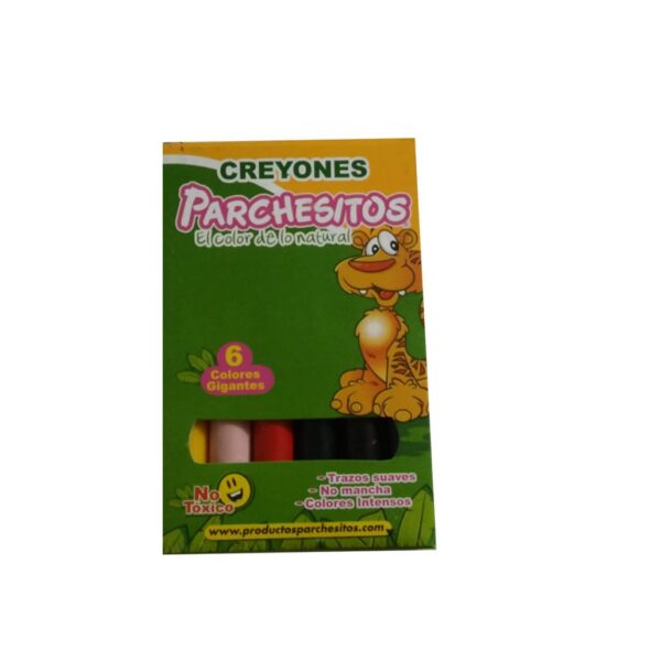 CREYONES JUMBO X6 PARCHESITO