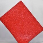 FOAMY CARTA ESCARCHADO ROJO