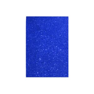 FOAMY CARTA ESCARCHADO AZUL REY