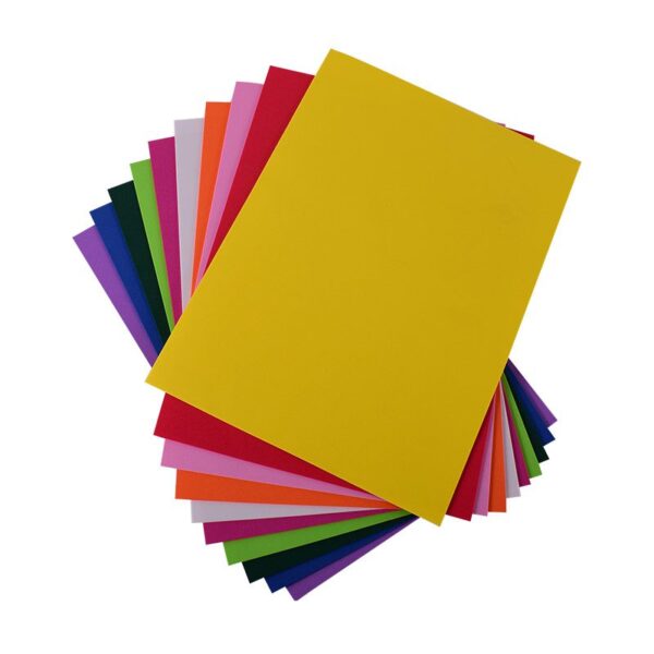 PAQUETE DE FOAMY CARTA LISO SURTIDO X 10 UND