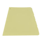 SEPARADOR DE CARTULINA AMARILLO PQ X5UND