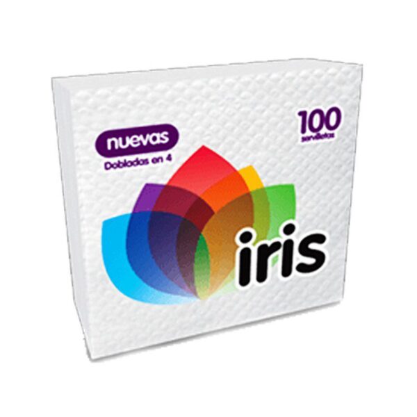 SERVILLETAS X100UND IRIS