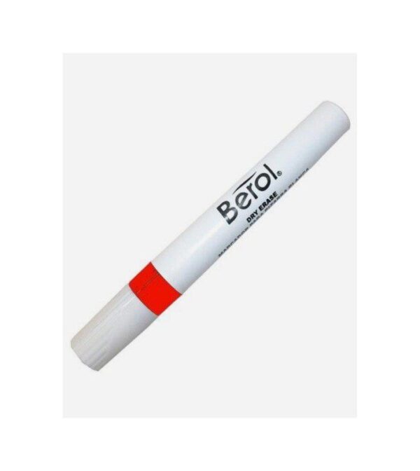 MARCADOR BORRABLE ROJO BEROL