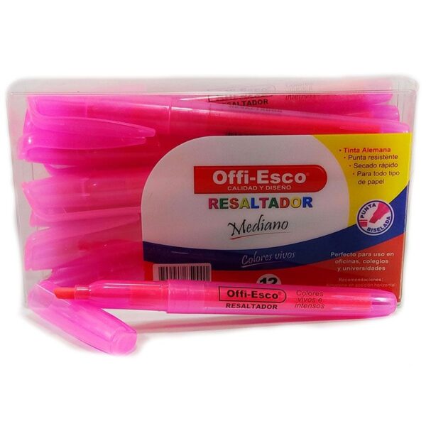 RESALTADOR FUCSIA MEDIANO OFFI ESCO REF: OE-532