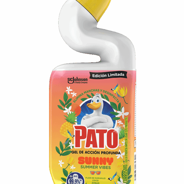 LIMPIADOR Y DISENFECTANTE DE INODORO PATO GEL ACCION PROFUNDA PINO 500ML