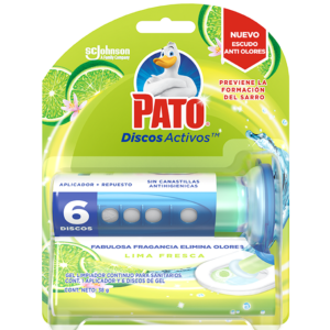 DESINFECTANTE INODORO PATO DISCOS ACTIVOS APLICADOR 36ML