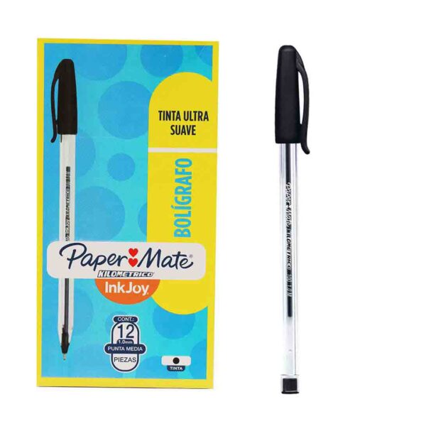 BOLIGRAFO NEGRO KILOMETRICO 100