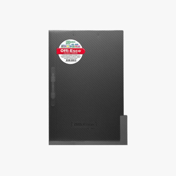 CARPETA LEGAJADORA OFICIO NEGRA OFFI-ESCO REF: OE-809