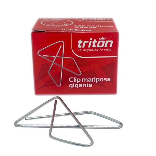 CLIP MARIPOSA GIGANTE X12 TRITON