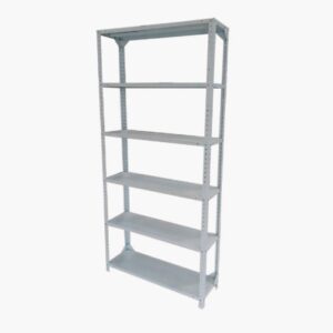 ESTANTE METALICO DE 6 ENTREPAÑOS GRIS 40*90CM 2MTRS DE ALTO