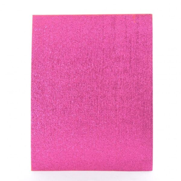 FOAMY CARTA ESCARCHADO FUCSIA