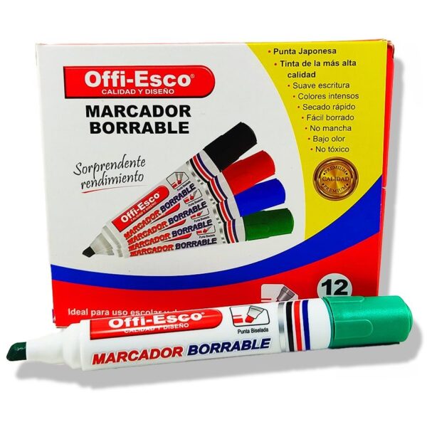 MARCADOR BORRABLE VERDE OFFI ESCO REF: OE-510